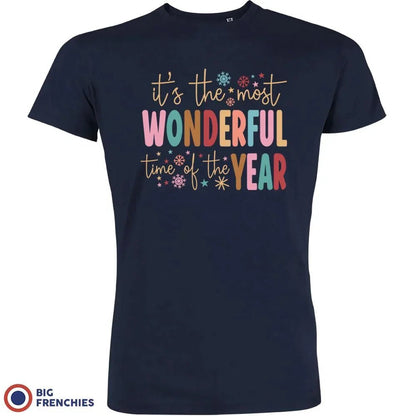It's The Most Wonderful Time Of The Year Christmas Men's Organic Cotton Tee - Create Marketplace