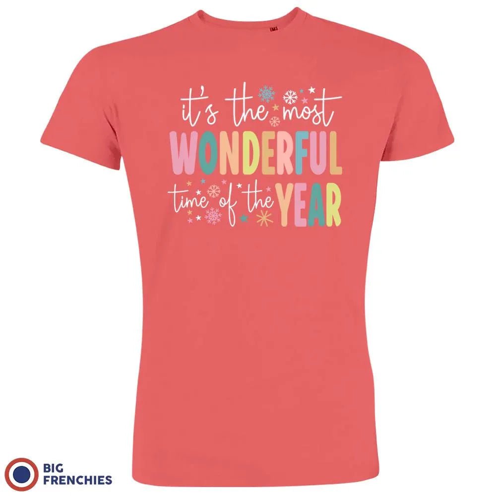 It's The Most Wonderful Time Of The Year Christmas Men's Organic Cotton Tee - Create Marketplace