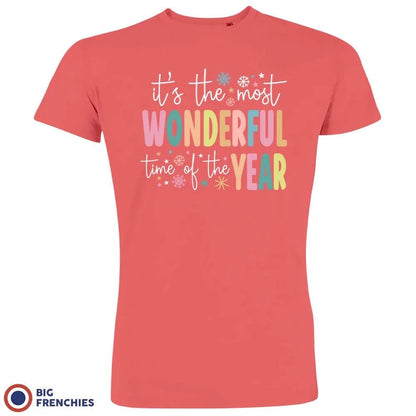 It's The Most Wonderful Time Of The Year Christmas Men's Organic Cotton Tee - Create Marketplace