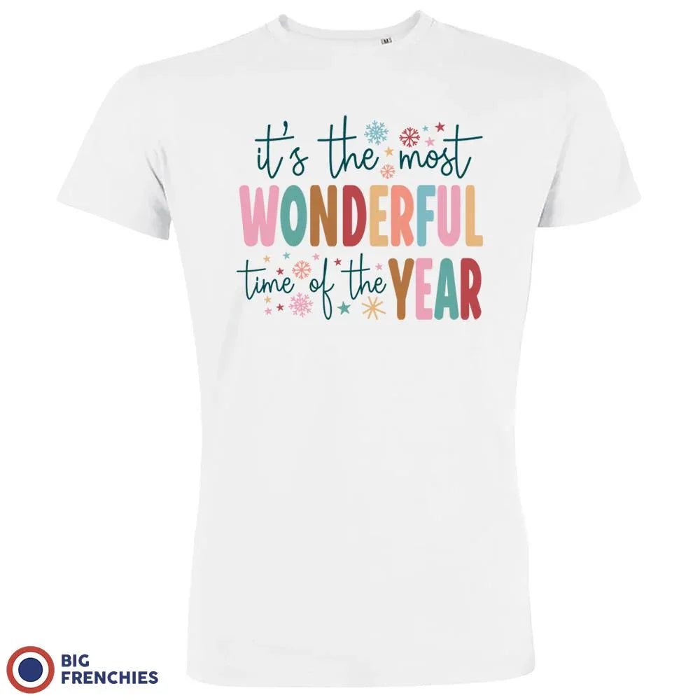 It's The Most Wonderful Time Of The Year Christmas Men's Organic Cotton Tee - Create Marketplace