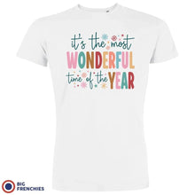 It's The Most Wonderful Time Of The Year Christmas Men's Organic Cotton Tee - Create Marketplace