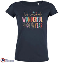 It's The Most Wonderful Time Of The Year Christmas Women's Organic Cotton Tee - Create Marketplace