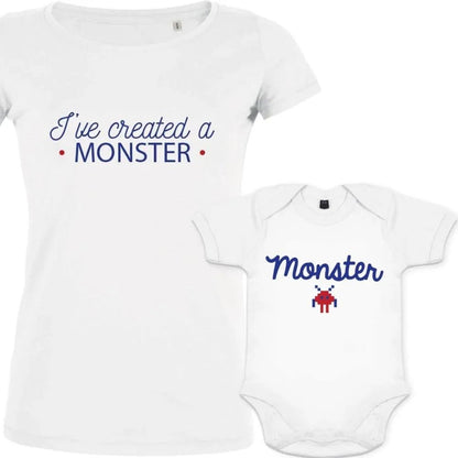 I've Created a Monster Mom and Child Organic Cotton Matching Family Set (Set of 2) - Create Marketplace
