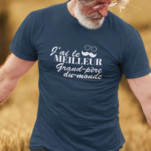 J'ai Le Meilleur Grand-Père Du Monde Men's Organic Tee - Create Marketplace