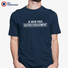 Je M'en Fous Respectueusement Men's Organic Cotton Tee - Create Marketplace