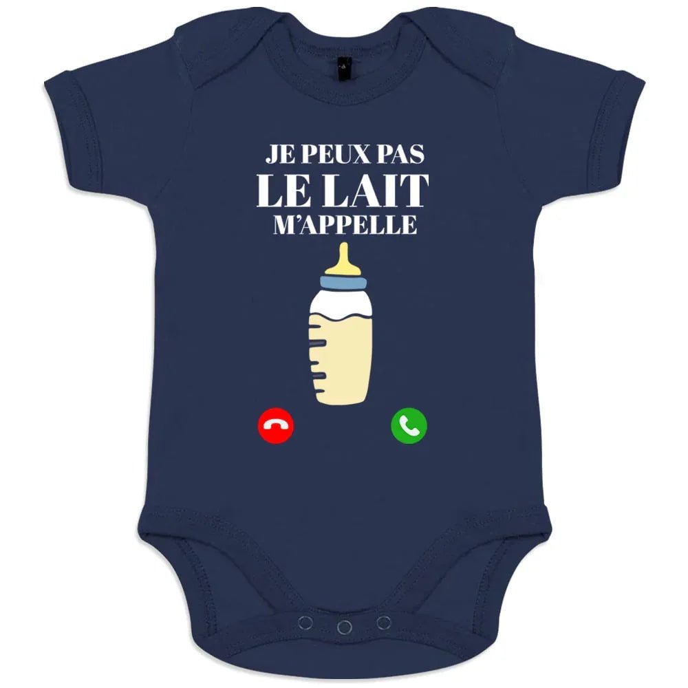 Je peux Pas La Bière Le Lait M'appelle Dad and Child Organic Cotton Matching Outfit - Create Marketplace