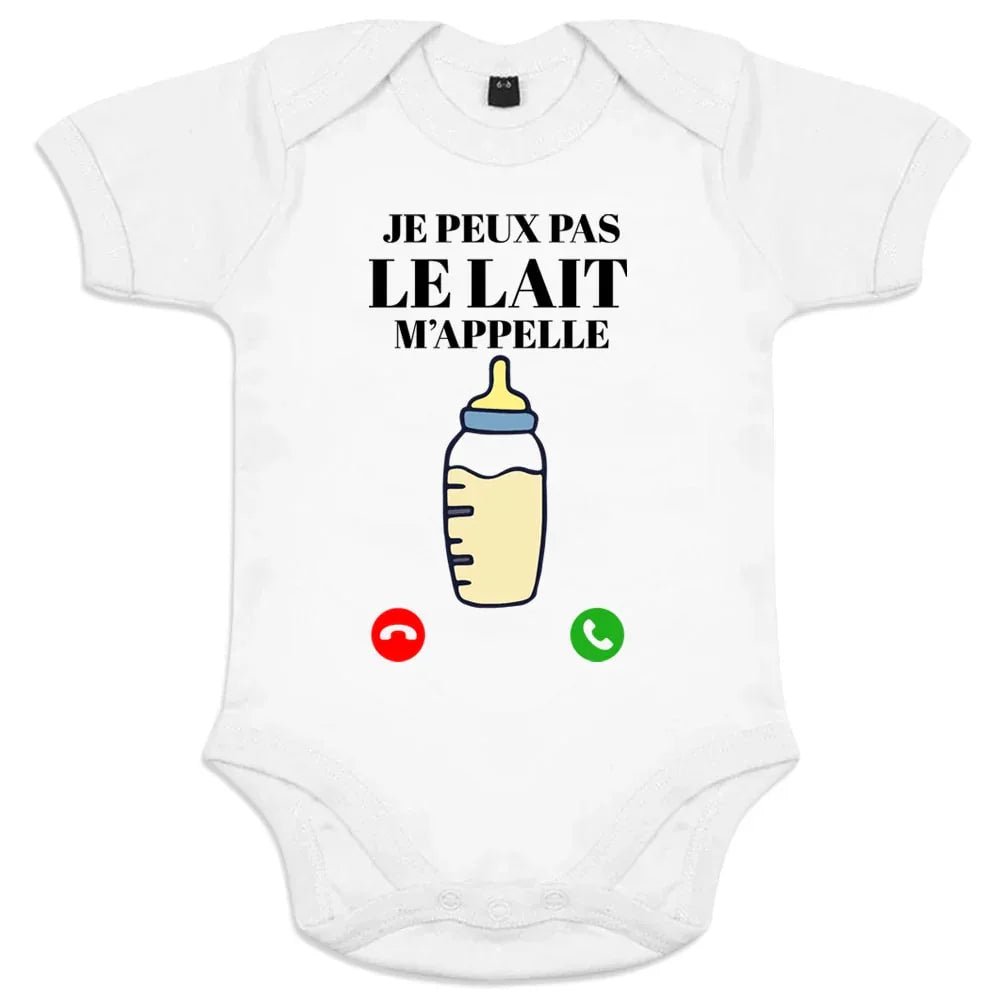 Je peux Pas La Bière Le Lait M'appelle Dad and Child Organic Cotton Matching Outfit - Create Marketplace