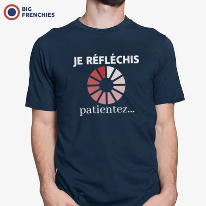Je Réfléchis Patientez Men's Organic Cotton Tee - Create Marketplace