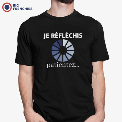 Je Réfléchis Patientez Men's Organic Cotton Tee - Create Marketplace