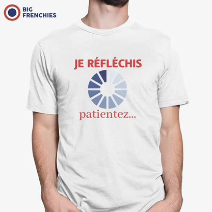 Je Réfléchis Patientez Men's Organic Cotton Tee - Create Marketplace