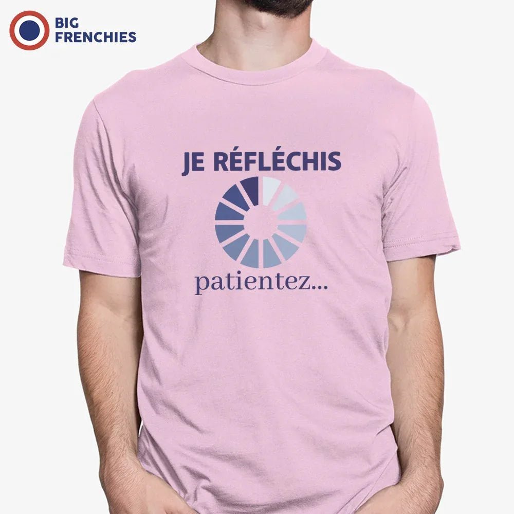 Je Réfléchis Patientez Men's Organic Cotton Tee - Create Marketplace