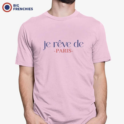 Je Rêve de Paris Men's Organic Cotton Tee - Create Marketplace