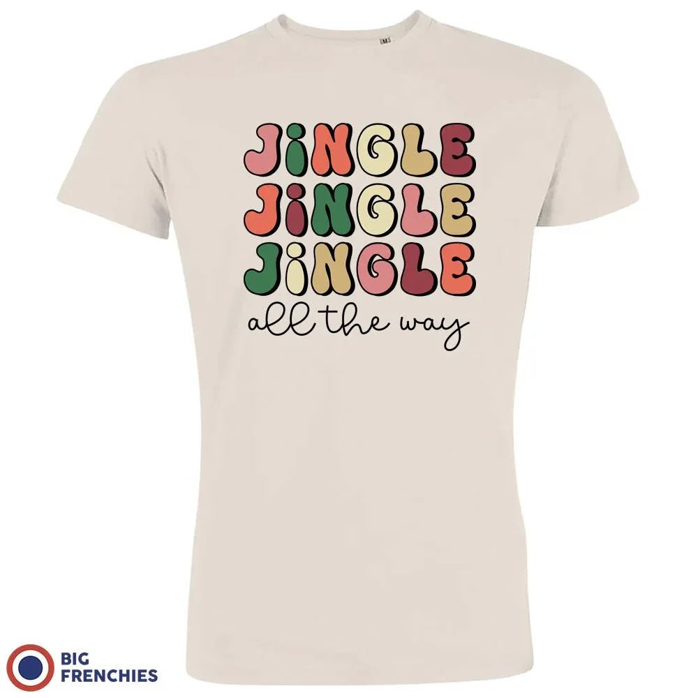 Jingle All The Way Christmas Men's Organic Cotton Tee - Create Marketplace