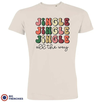 Jingle All The Way Christmas Men's Organic Cotton Tee - Create Marketplace