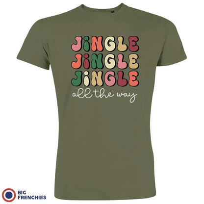 Jingle All The Way Christmas Men's Organic Cotton Tee - Create Marketplace