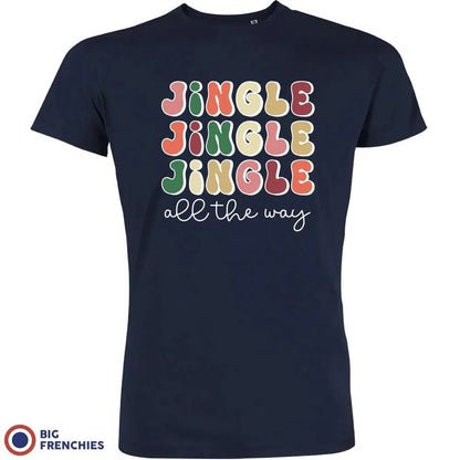 Jingle All The Way Christmas Men's Organic Cotton Tee - Create Marketplace