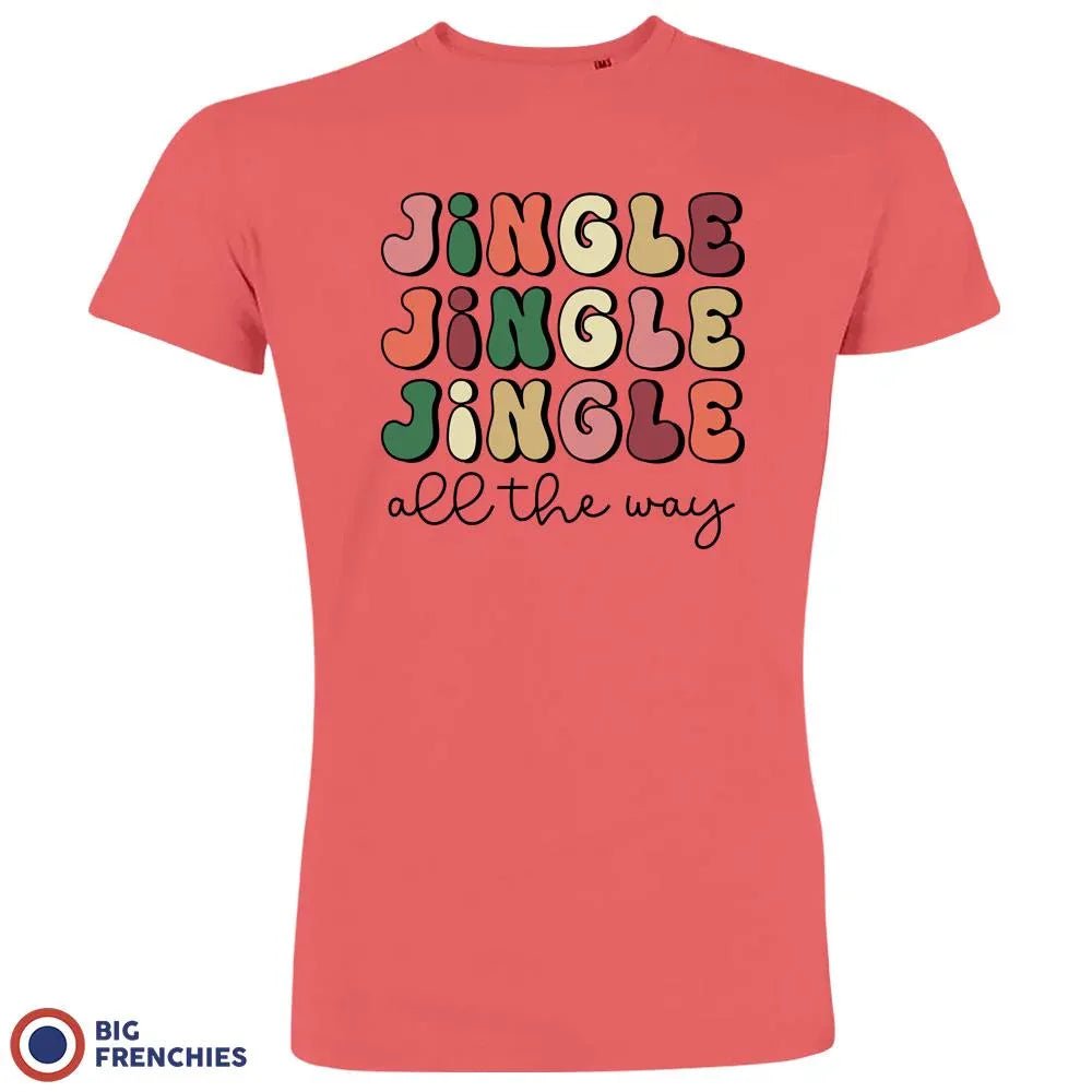 Jingle All The Way Christmas Men's Organic Cotton Tee - Create Marketplace