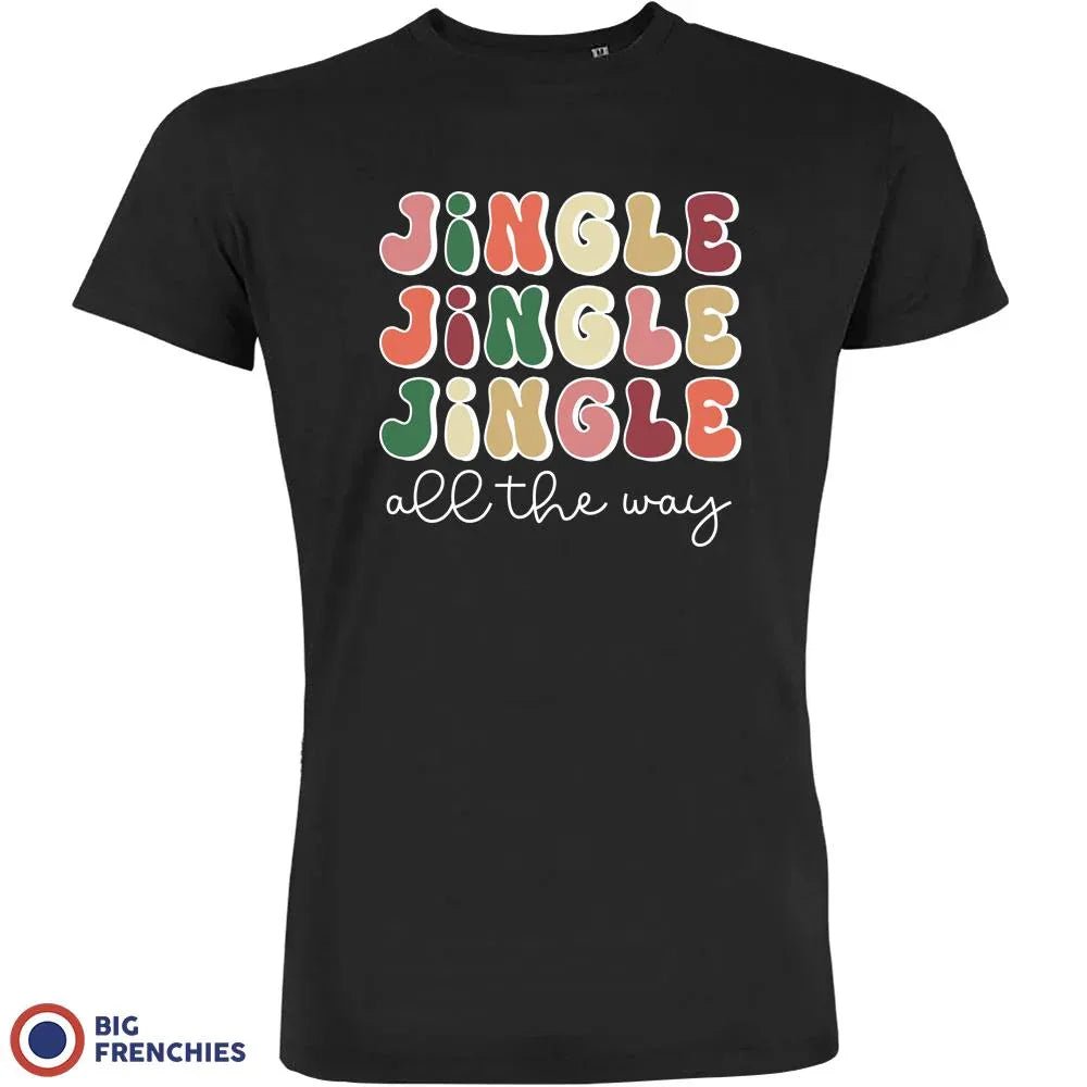 Jingle All The Way Christmas Men's Organic Cotton Tee - Create Marketplace