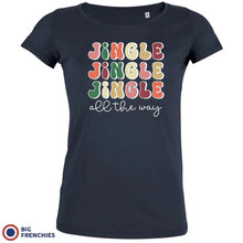 Jingle All The Way Christmas Women's Organic Cotton Tee - Create Marketplace