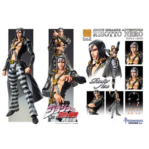 JoJo's Bizarre Risotto Nero Super Action Statue Chozokado Action Figure - Create Marketplace