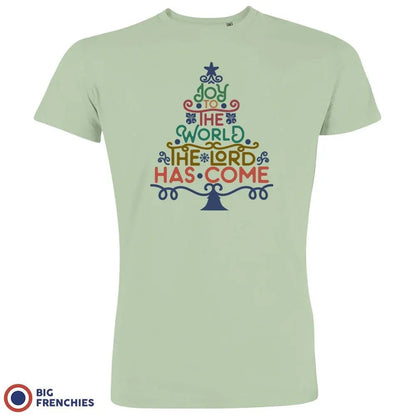 Joy To The World The Lord Has Come Christmas Men's Organic Cotton Tee - Create Marketplace