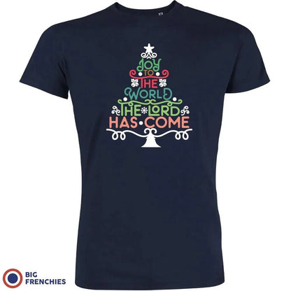 Joy To The World The Lord Has Come Christmas Men's Organic Cotton Tee - Create Marketplace