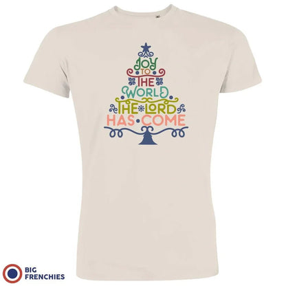 Joy To The World The Lord Has Come Christmas Men's Organic Cotton Tee - Create Marketplace