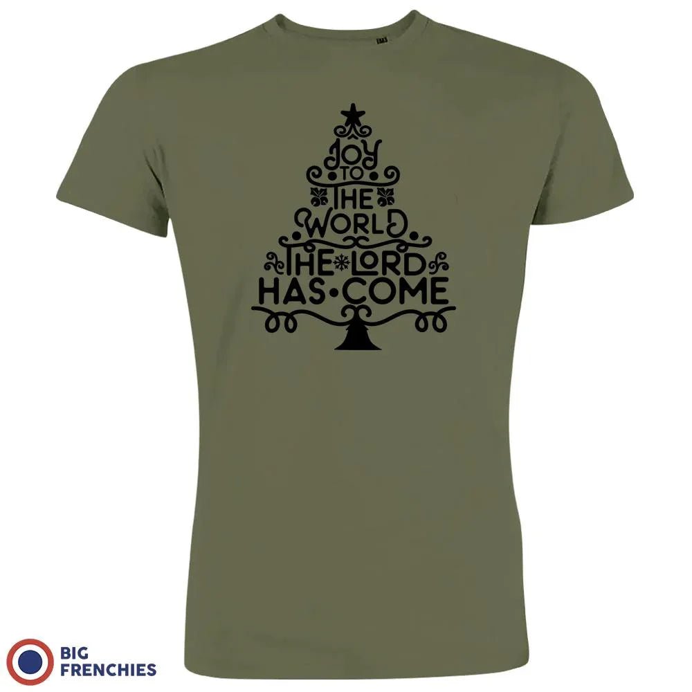 Joy To The World The Lord Has Come Christmas Men's Organic Cotton Tee - Create Marketplace