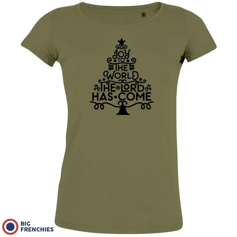 Joy To The World The Lord Has Come Christmas Women's Organic Cotton Tee - Create Marketplace