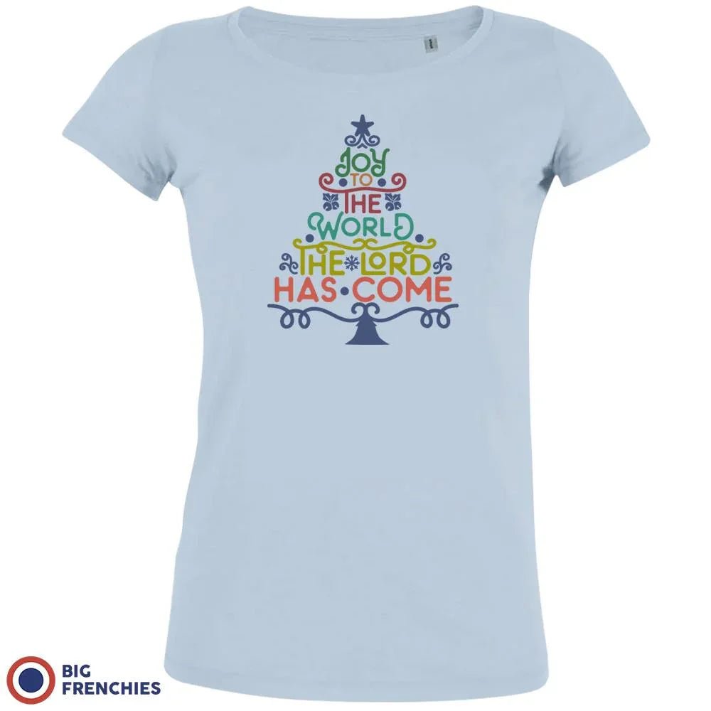 Joy To The World The Lord Has Come Christmas Women's Organic Cotton Tee - Create Marketplace