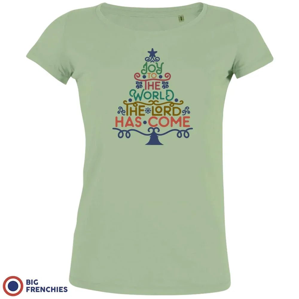 Joy To The World The Lord Has Come Christmas Women's Organic Cotton Tee - Create Marketplace