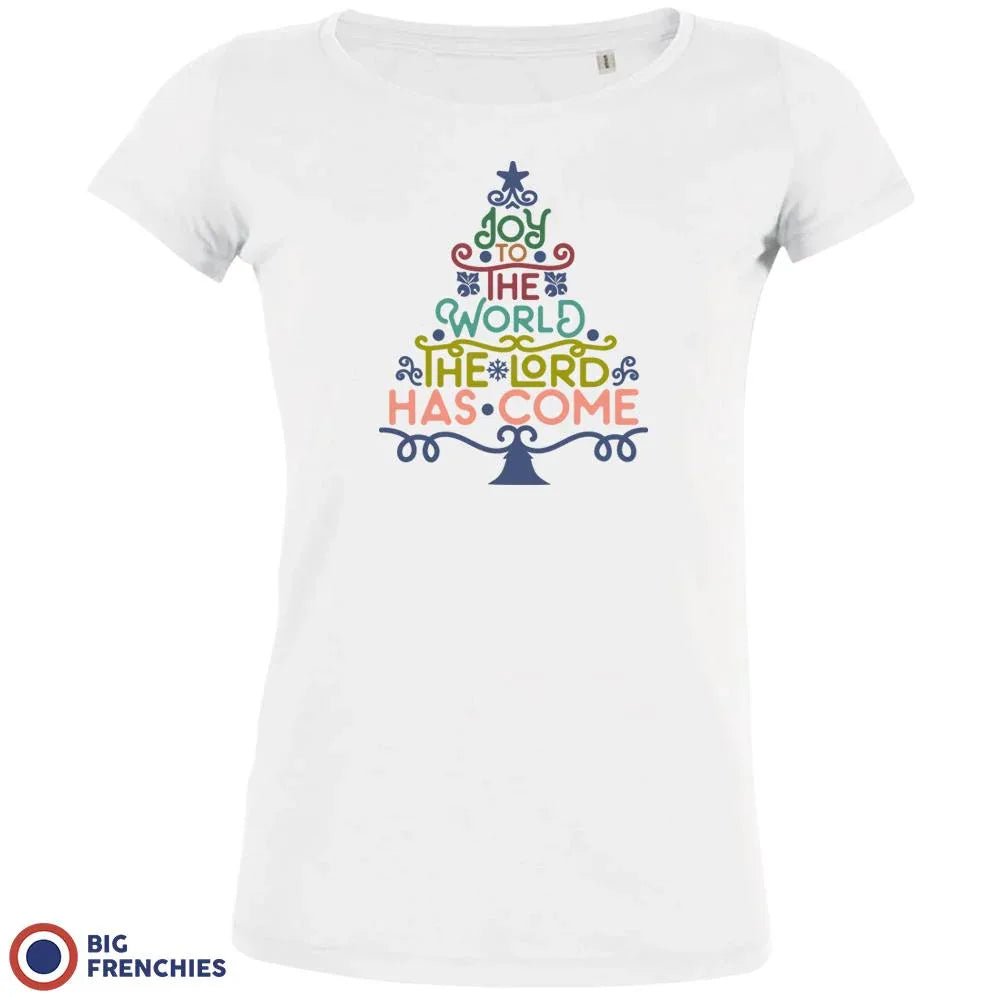 Joy To The World The Lord Has Come Christmas Women's Organic Cotton Tee - Create Marketplace