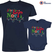 Joyeux Noël Christmas Dad and Child Organic Cotton family Set (Set of 2) - Create Marketplace