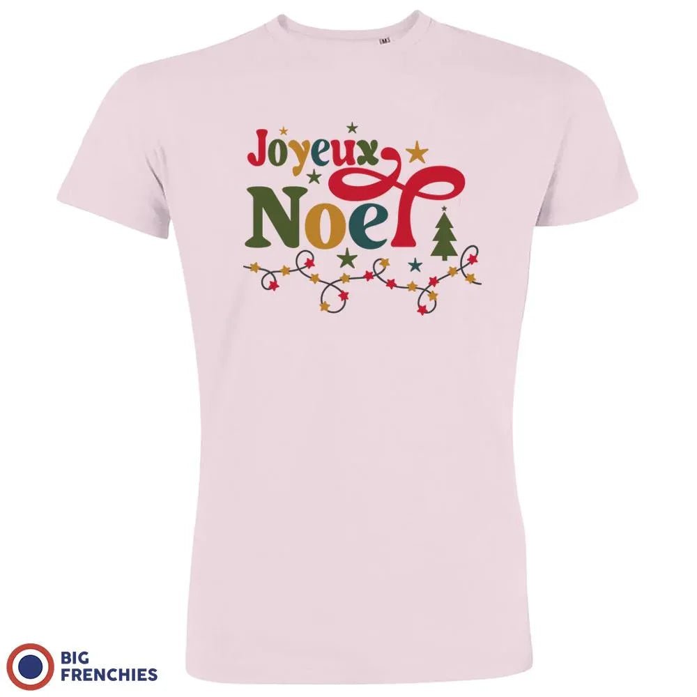 Joyeux Noël Christmas Men's Organic Cotton Tee - Create Marketplace