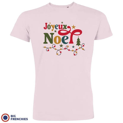 Joyeux Noël Christmas Men's Organic Cotton Tee - Create Marketplace