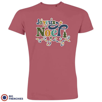 Joyeux Noël Christmas Men's Organic Cotton Tee - Create Marketplace