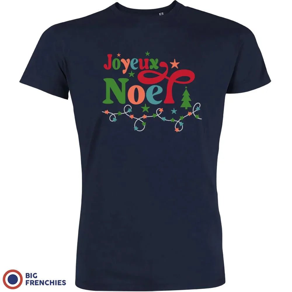 Joyeux Noël Christmas Men's Organic Cotton Tee - Create Marketplace