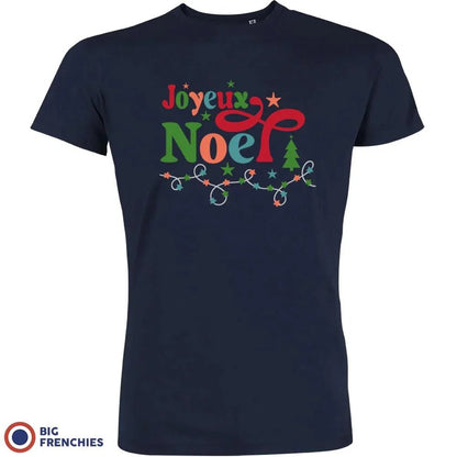 Joyeux Noël Christmas Men's Organic Cotton Tee - Create Marketplace