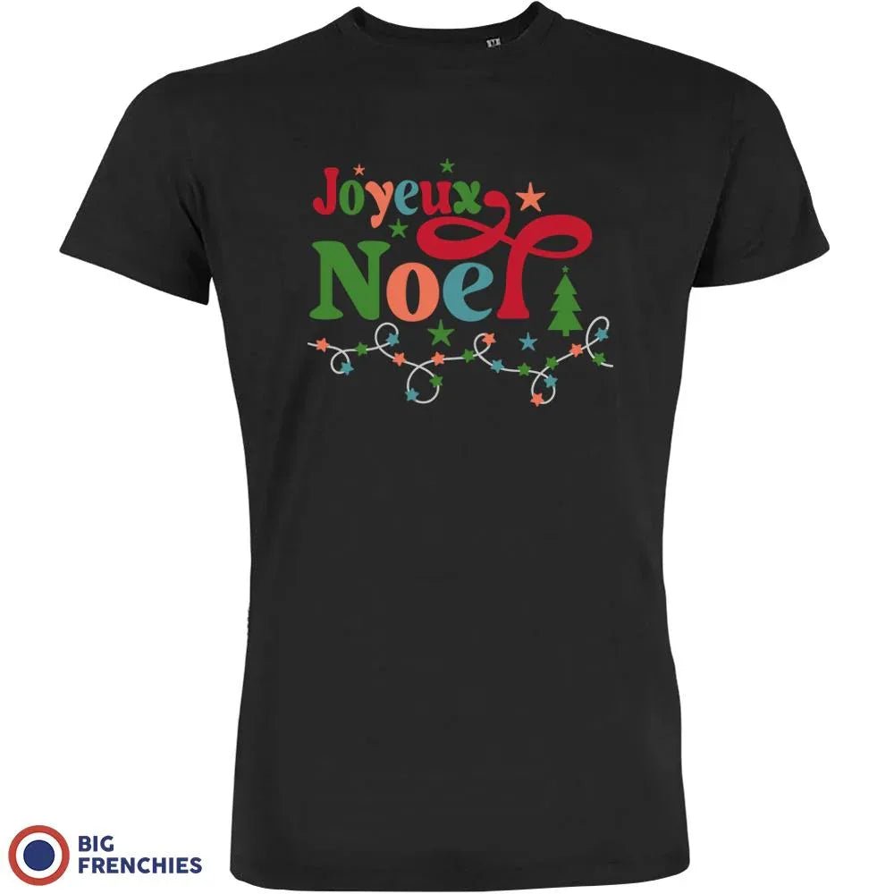 Joyeux Noël Christmas Men's Organic Cotton Tee - Create Marketplace