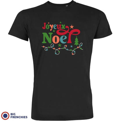 Joyeux Noël Christmas Men's Organic Cotton Tee - Create Marketplace