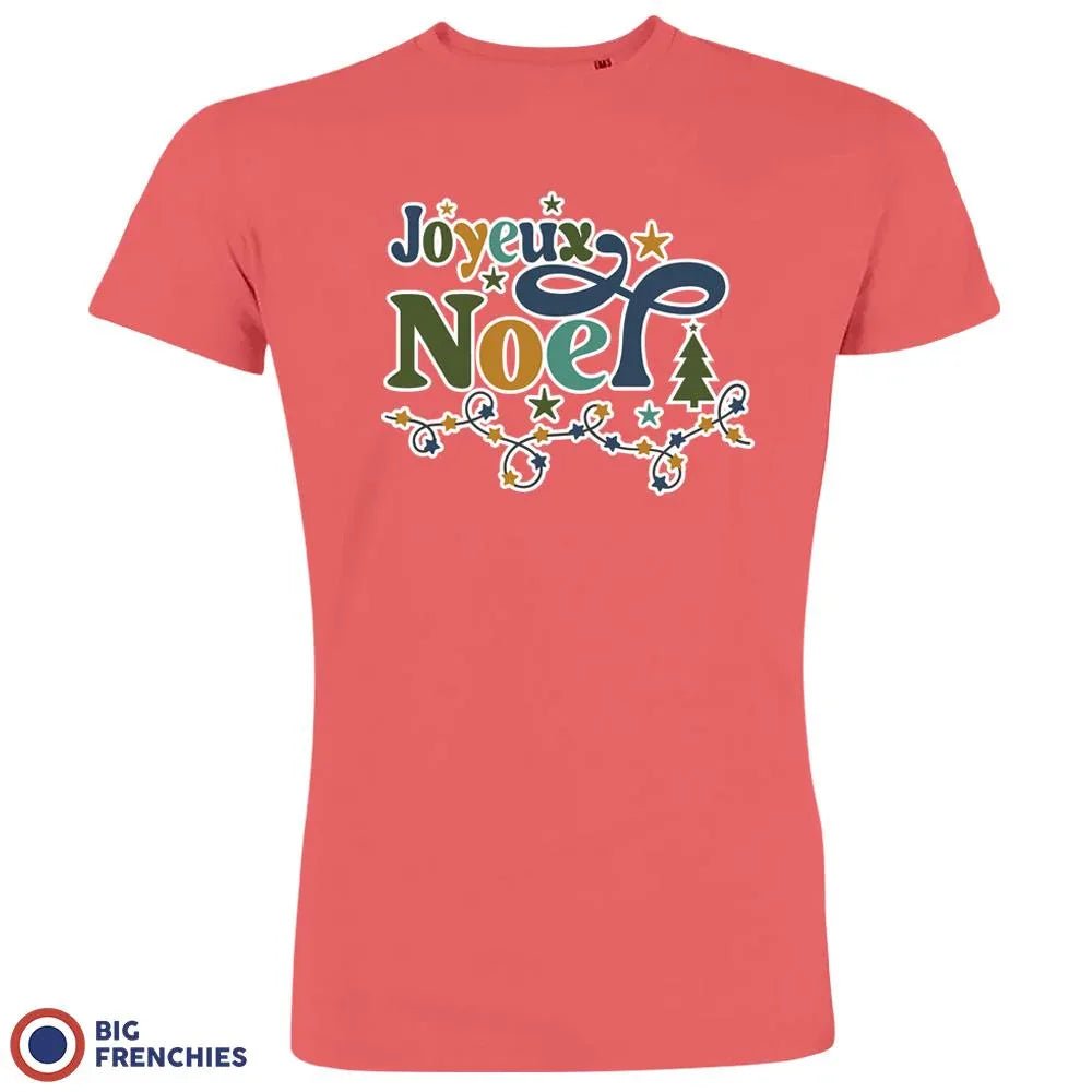 Joyeux Noël Christmas Men's Organic Cotton Tee - Create Marketplace