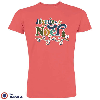 Joyeux Noël Christmas Men's Organic Cotton Tee - Create Marketplace