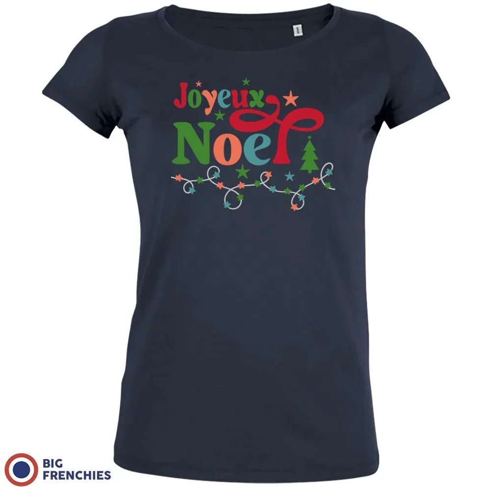 Joyeux Noël Christmas Women's Organic Cotton Tee - Create Marketplace