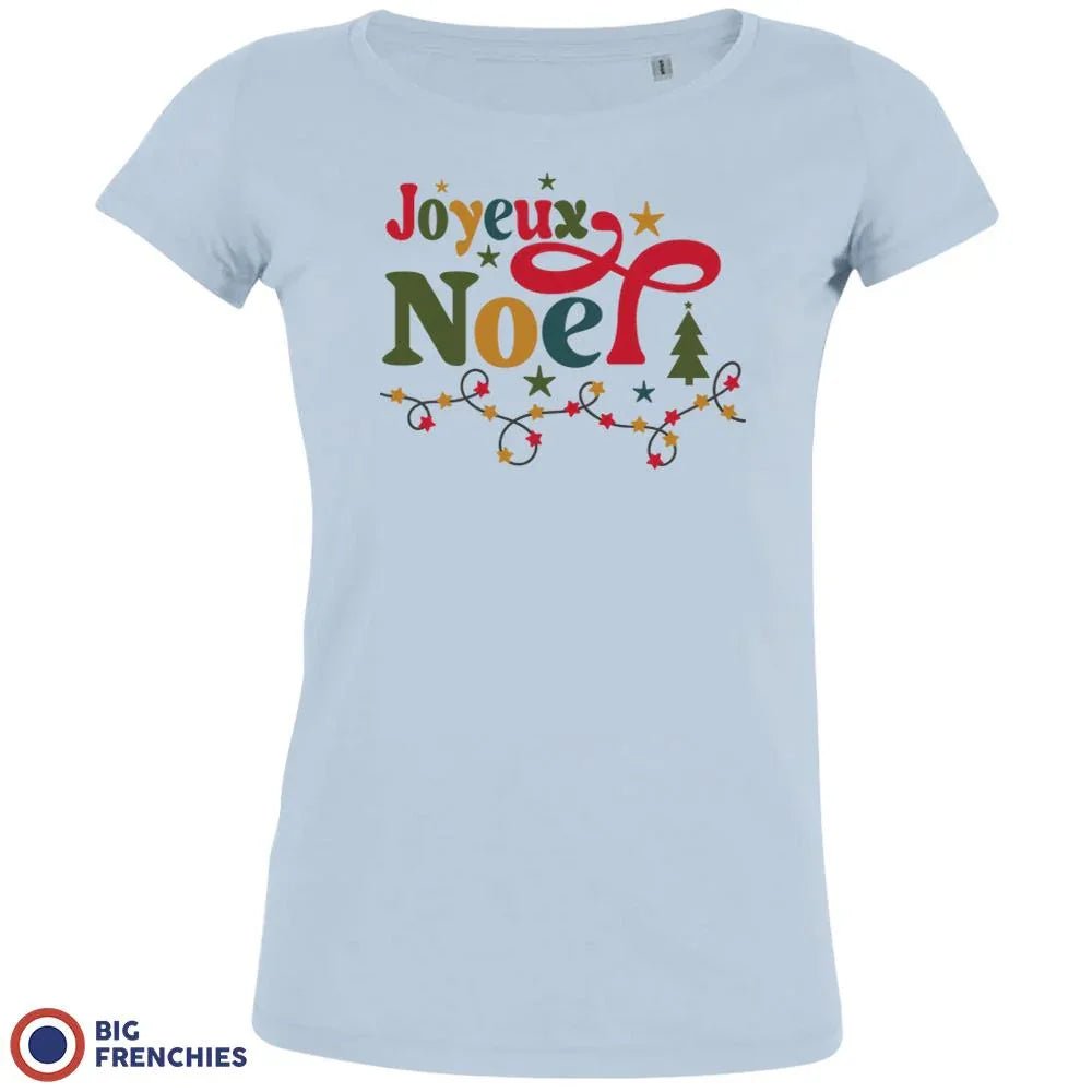 Joyeux Noël Christmas Women's Organic Cotton Tee - Create Marketplace