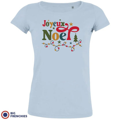 Joyeux Noël Christmas Women's Organic Cotton Tee - Create Marketplace