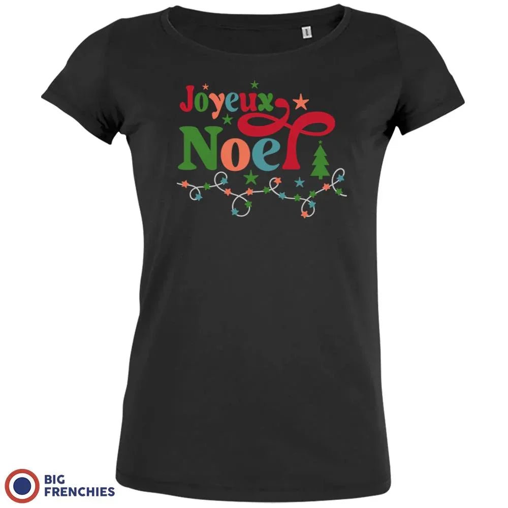 Joyeux Noël Christmas Women's Organic Cotton Tee - Create Marketplace