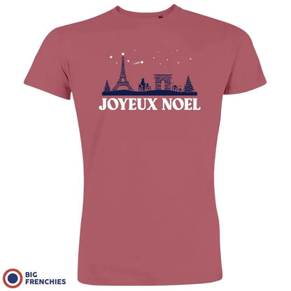 Joyeux Noël Paris Christmas Men's Organic Cotton Tee - Create Marketplace