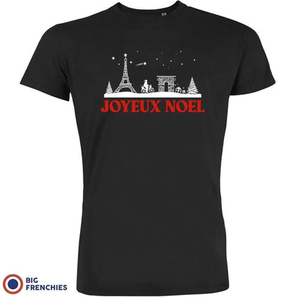 Joyeux Noël Paris Christmas Men's Organic Cotton Tee - Create Marketplace