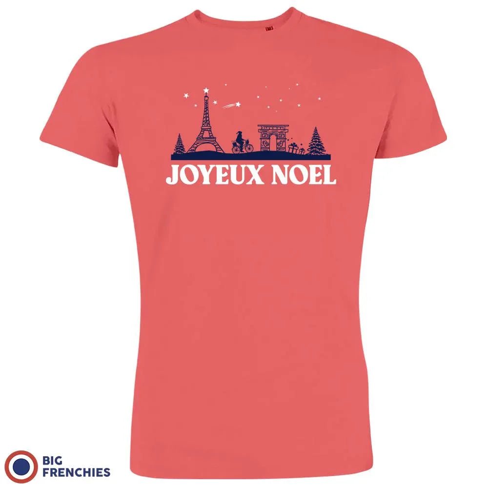 Joyeux Noël Paris Christmas Men's Organic Cotton Tee - Create Marketplace