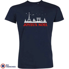 Joyeux Noël Paris Christmas Men's Organic Cotton Tee - Create Marketplace